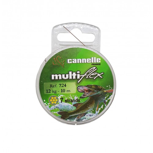 TRESSE A BAS DE LIGNE CANNELLE MULTIFLEX 10M