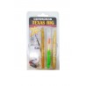 KIT CORMORAN TEXAS RIG + LEURRES SOUPLES 7G HAM N°1