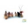 KIT MOUCHES MUSTAD SEDGES SECHES / CADDIS 