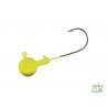 TETE PLOMBEE RONDE LONGUE HAMPE (JAUNE)