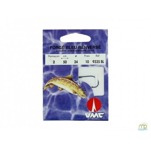 Hameçons Ragot Pour Truite – Modèle Forge Bleu Renversé à Cran – Lot De 10 – Idéal Pour Le Montage De Lignes