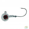 TETE PLOMBEE VMC BIG EYE GLITTER SILVER PAR 4