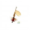 CUILLER MEPPS AGLIA ARGENT-MOUCHE ROUGE